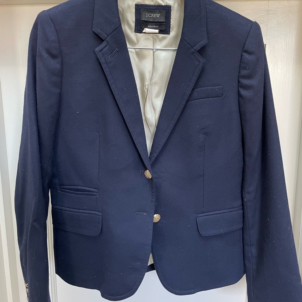 J Crew classic women Blue Blazer